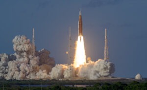 NASA launches astronauts on historic Artemis moon mission