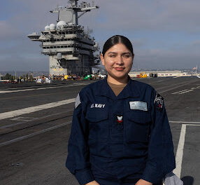 San Diego native serves aboard one of the world’s largest warships