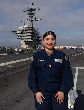 San Diego native serves aboard one of the world’s largest warships