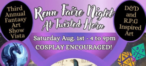 Vista Art Foundation seeks artists for Fantasy Show at Renn Faire