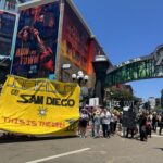 Local activists hold anti-ICE procession at San Diego Comic-Con