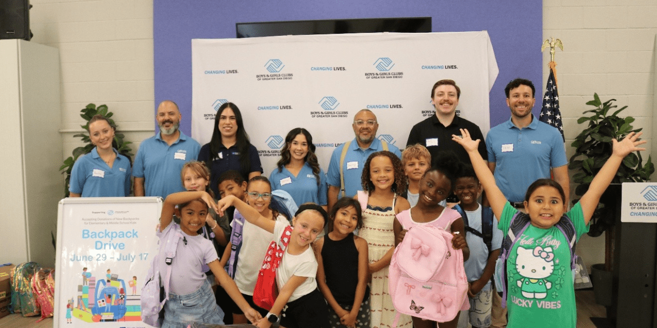 North Island Credit Union donates backpacks to Boys and Girls Clubs