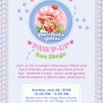 Strawberry Shortcake, Animal Pad host pet‑adoption at Malibu Farm