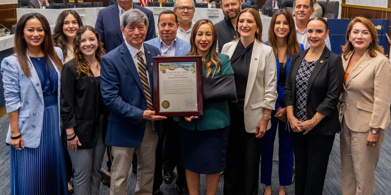 CETYS University receives proclamation from County Board of Supervisors