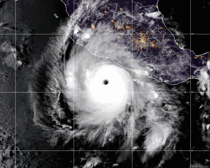 Hurricane Polo churns off Mexico’s coast, raising surf, flooding concerns