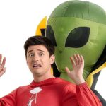 Inflatable alien costume offers attention-grabbing Halloween look